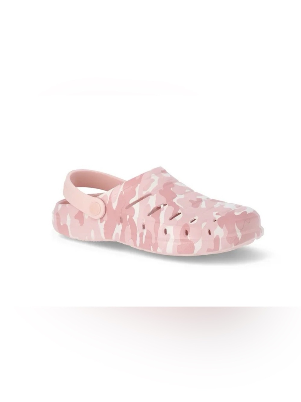 Pink Camo Slip-On Water-Resistant Clog